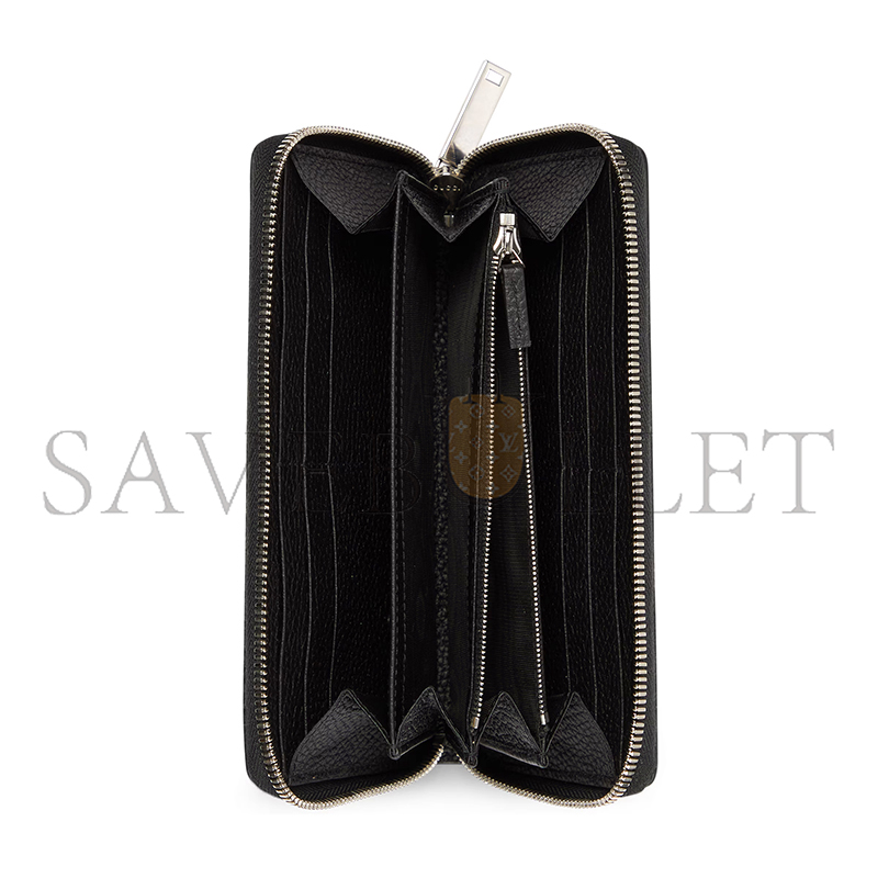 GUCCI ZIP AROUND WALLET WITH LOGO ‎835120 (19*10.5*2cm)
